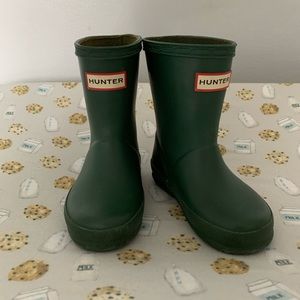 Hunter green boots